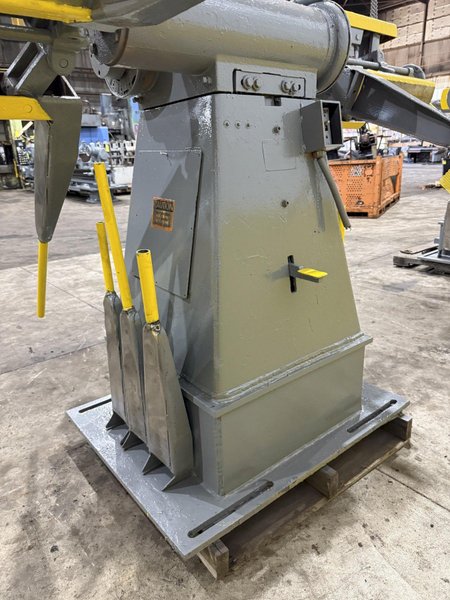 2500 LBS X 12&quot; COOPER WEYMOUTH DOUBLE END PULL-OFF COIL REEL UNCOILER: STOCK #22618