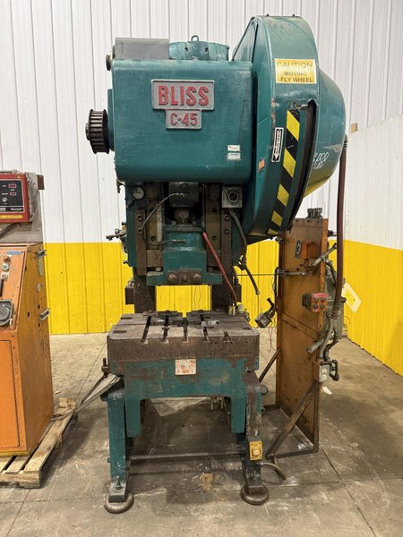 45 TON BLISS MODEL #C-45 MECHANICAL OBI  PRESS 2" STROKE: YOBRO #26133
