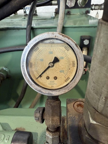 150 TON FRANKLIN MANUFACTURING C FRAME HYDRAULIC WEB PUNCH. STOCK # 0666125