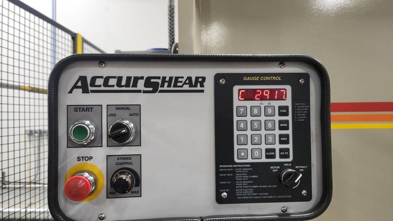 1/2″ x 10′ Accurshear 650010 Hydraulic Shear, 2022