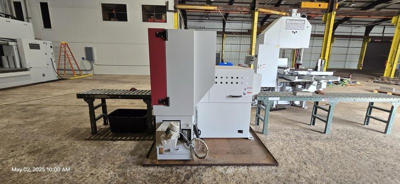 12″ x 10″ Behringer HBE261A Horizontal Automatic Bandsaw, 2022 – Conveyor, Automatic Material Feeding