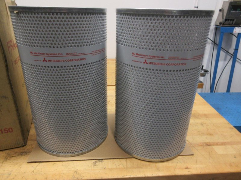 Mitsubishi Wire EDM Filtration Canisters, Part #A150, (2 pcs) ***New In Box** 12" Dia x 20"H- Auction Item