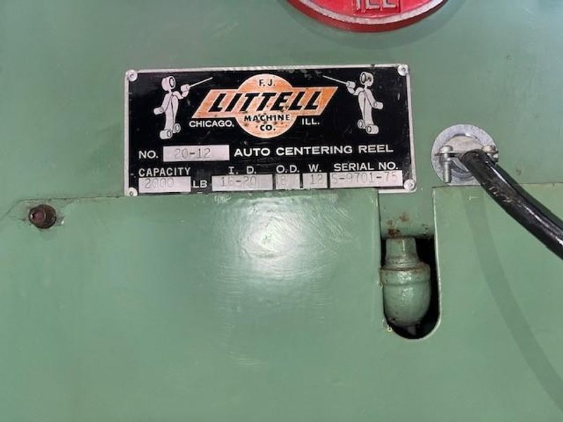 2,000# X 12&quot; POWERED LITTELL UNCOILER STOCK #3688