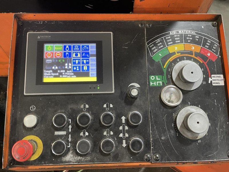 22″ x 30″ Cosen C-7656RNC Horizontal Dual Column Band Saw, 2013 – Digital Control