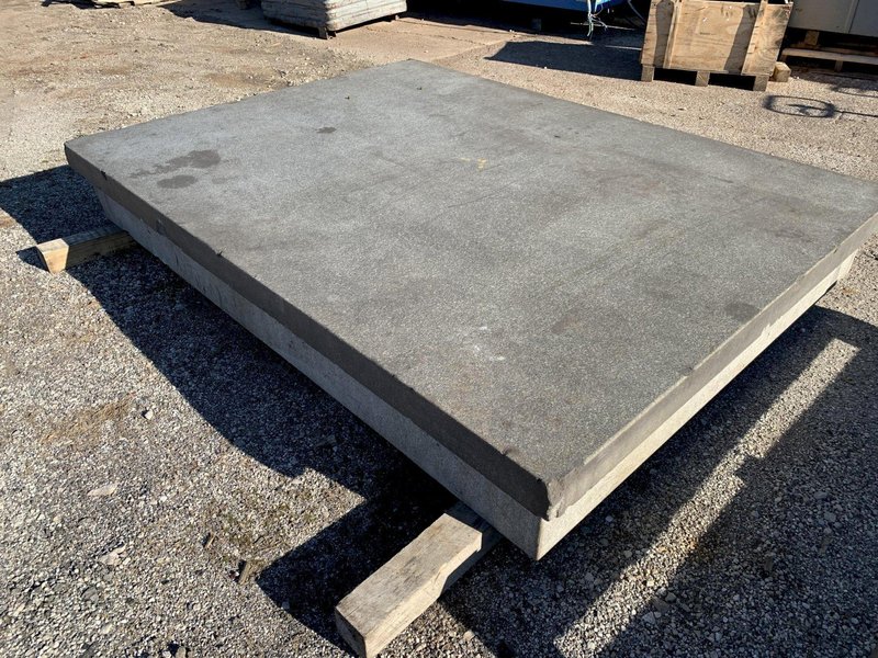 96&quot; X 72&quot; PRECISION GRADE A GRANITE LAYOUT SURFACE PLATE WITH STAND: STOCK 12570