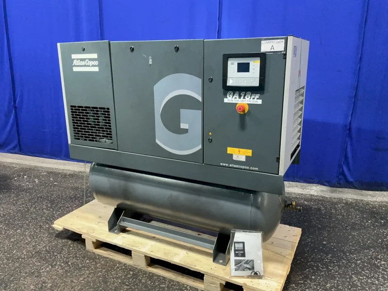 ATLAS COPCO 25 HP AIR COMPRESSOR  -  GA18FF A 125 FM