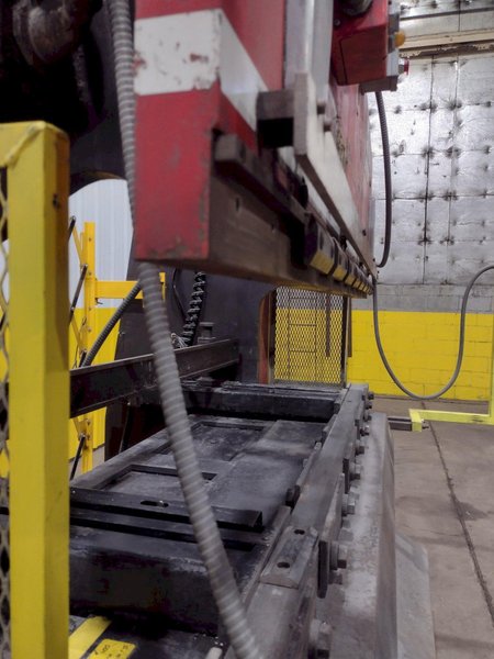 50 TON x 6' AMADA MODEL #RG50 HYDRAULIC PRESS BRAKE NC9-EX CONTROL, 1987: STOCK #19273