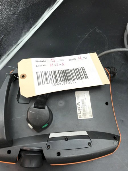 KUKA KRC4 00-168-334 Robot Teach Pendant USED