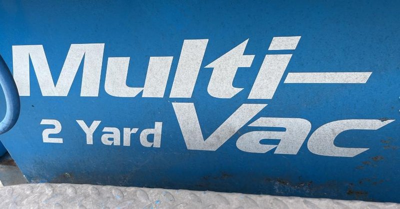 75 HP X 2 YARD MULTI-VAC MODEL #7500 MILLENIUM SERIES PORTABLE TRAILER MOUNTED VACUUM SYSTEM: STOCK #18866