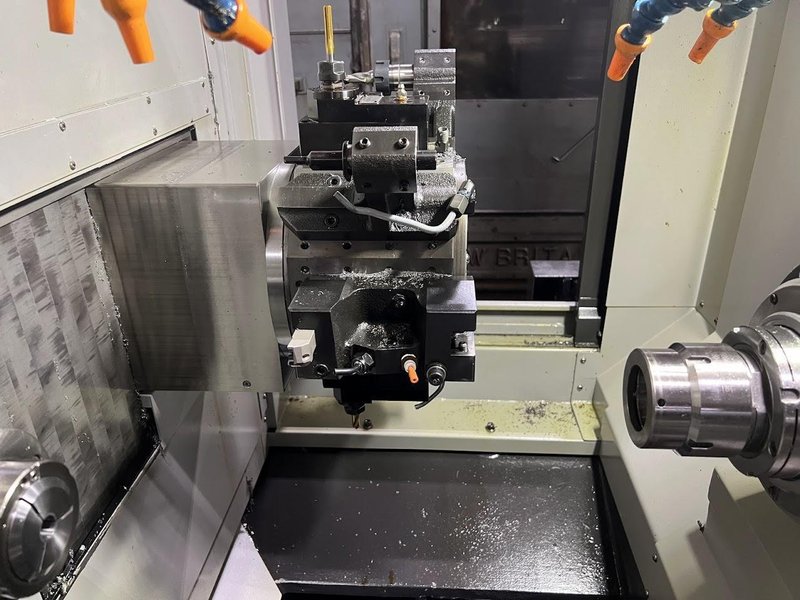 Tsugami B038T Swiss CNC Lathe, 38mm, 8-axis, Mag Barfeed, HP coolant, Fanuc31i-B, New 2016