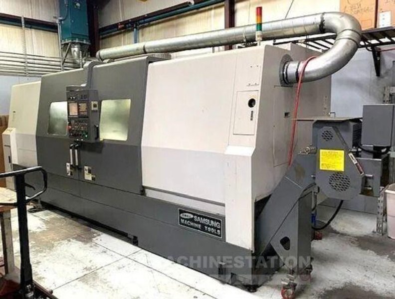 Samsung SMEC SL45/2000BB CNC Turning Center – Long Bed 7.1″ Big Bore Lathe