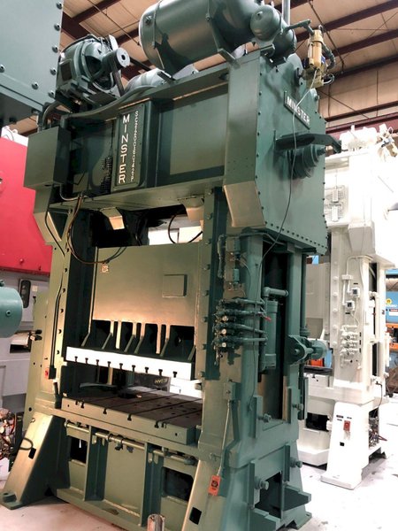 200 Ton MINSTER SC2-200-60-42 Hevi-stamper Straight Side Press