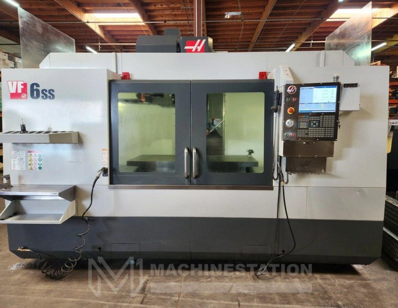 Haas VF-6SS CNC Vertical Machining Center – 2017 12,000 RPM, WIPS, HSM Mill