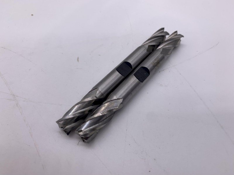 11/32 x 3/8” MORSE HSS DOUBLE ENDED FLUTE END MILLS [MATCHING SET] STOCK #15524
