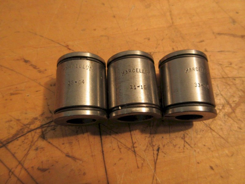 Marcellus 1" O.D. Drill Bushings for Hardinge CNC Screw Machines 3/16" - 63/64"- Auction Item