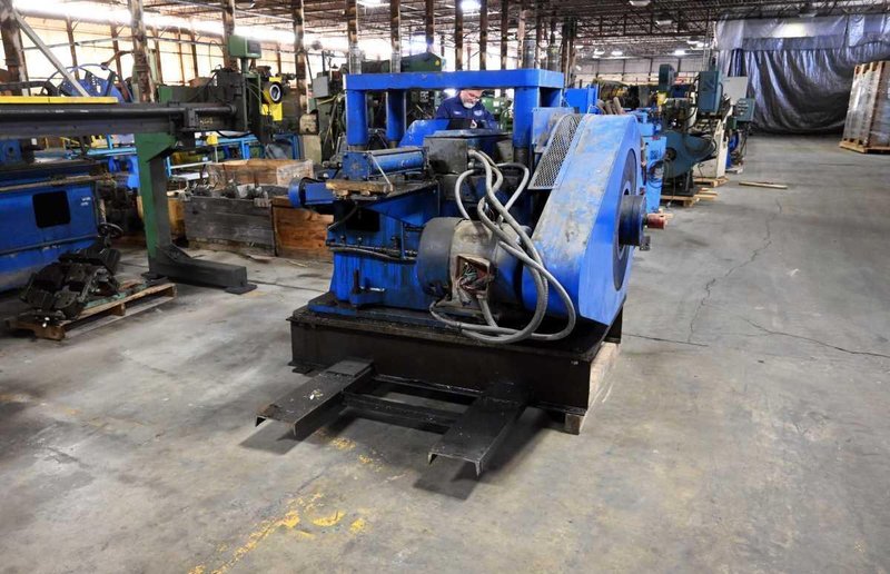 50 Ton x 4″ YODER P50 4-Post Cut-Off Press