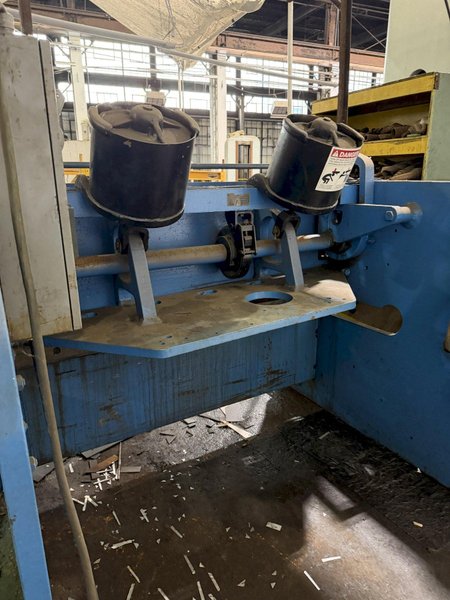 6' X 1/4" CINCINNATI 1406 MECHANICAL SHEAR. STOCK # 0982726