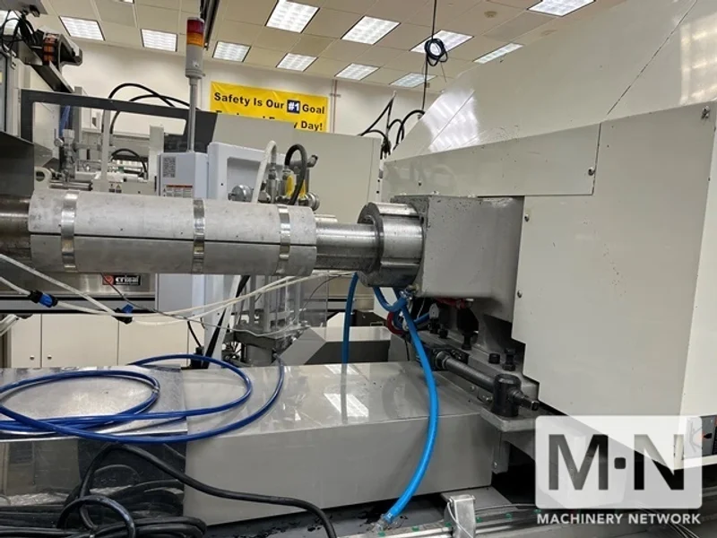 240 TON 9.28 OZ TOSHIBA MODEL EC240NIIV30-6A SILICONE LIM INJECTION MOLDING MACHINE MFG 2007 TWO AVAILABLE