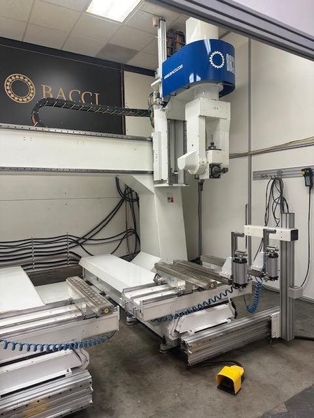 Bacci Masterjet CNC Router, 2014 – 5 Axis, Dual Table, Tool Changer, Video