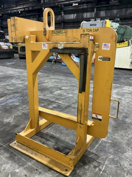 5 TON (10,000 LBS) X 48" CALDWELL MODEL H2S-5-48 COIL LIFTING C-HOOK: YOBRO #25942
