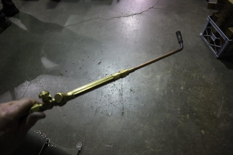 Oxyacetylene Cutting Set: Torch, Regulator, Hoses, Cart. NOTE: Tanks NOT Included - Auction Item