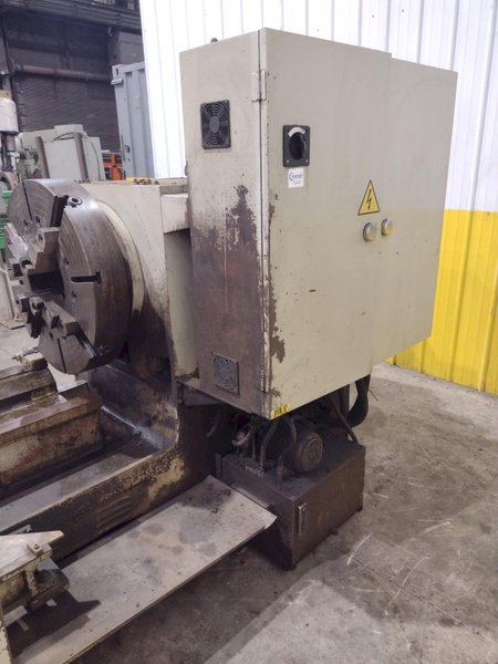 35" x 120" WILLIS MODEL #PK35 HOLLOW SPINDLE ENGINE LATHE 10" HOLE: YOBRO #24547