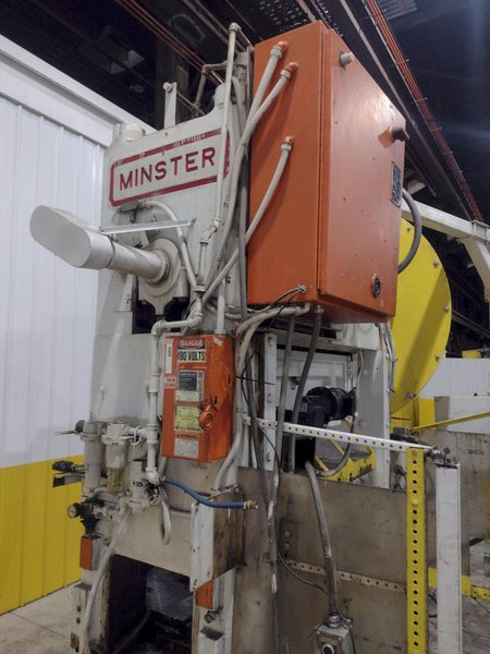 100 TON MINSTER MODEL #P2-100-48 PIECEMAKER PRESS, 4&quot; STROKE: STOCK #22753