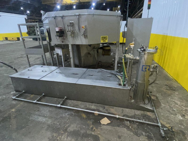 25 CU FT ALMCO MODEL #OR-25VLR AUTOMATIC VIBRATORY PARTS DEBURRING / POLISHING / FINISHING SYSTEM: STOCK #20574
