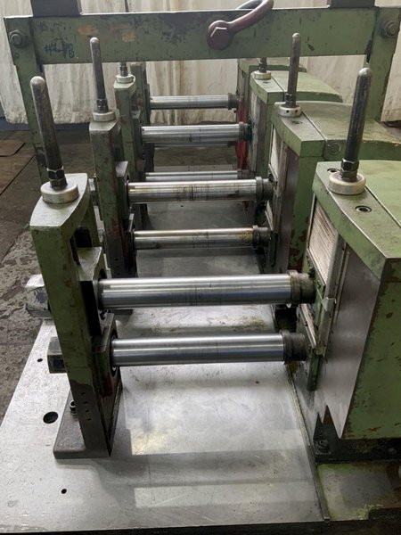 (4) Yoder M3 3" X 18" RAFTED Rollformer head: STOCK #81026