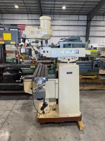 CHEVALIER KM-3VS Vertical Milling Machine 3 H.P. #7402