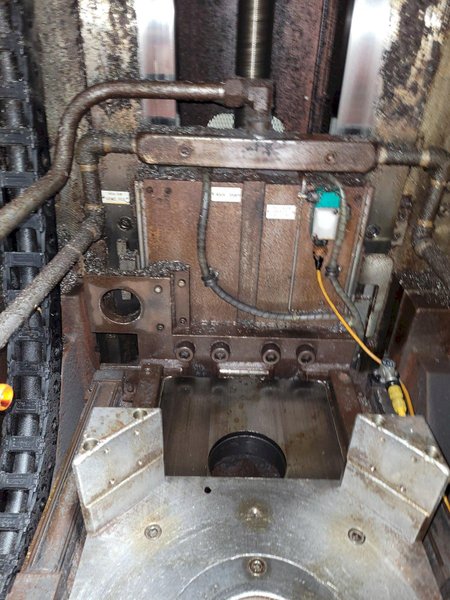 BMS 15 Ton X 72" Model BMSM 15X72Screw Mate Servo Driven Table Up Broach.