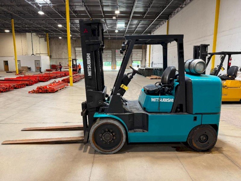 15,500 LBS MITSUBISHI MODEL #FGC70K LP GAS FORKLIFT: YOBRO #25784