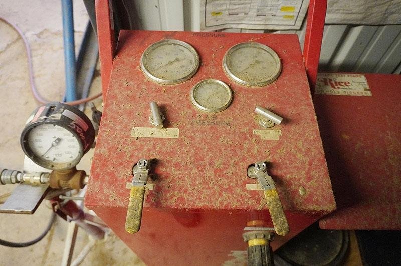RICE HYDROSTATIC TEST PUMP:STOCK #17959