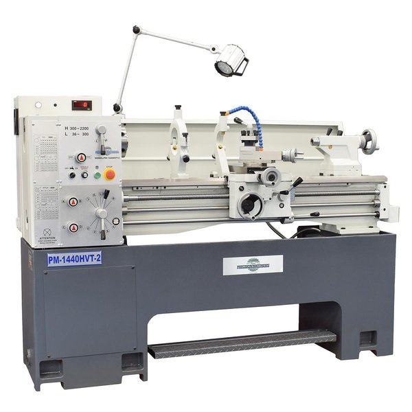 PRECISION MATTHEWS PM-1440HVT-2-CAST ULTRA PRECISION VARIABLE SPEED LATHE