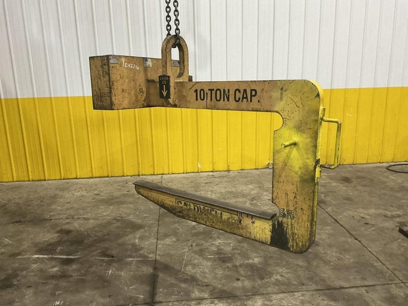 10 TON X 60" CALDWELL MODEL #82RC-10-60 COIL LIFT C HOOK: YOBRO #25227