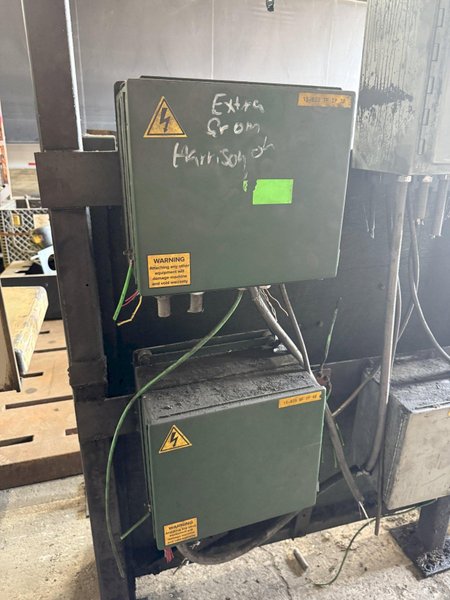 CONTROLLED AUTOMATION ELECTRICAL CONTROL PANEL, FROM MODEL #BFC-530 BEAM PUNCH LINE: STOCK #24124