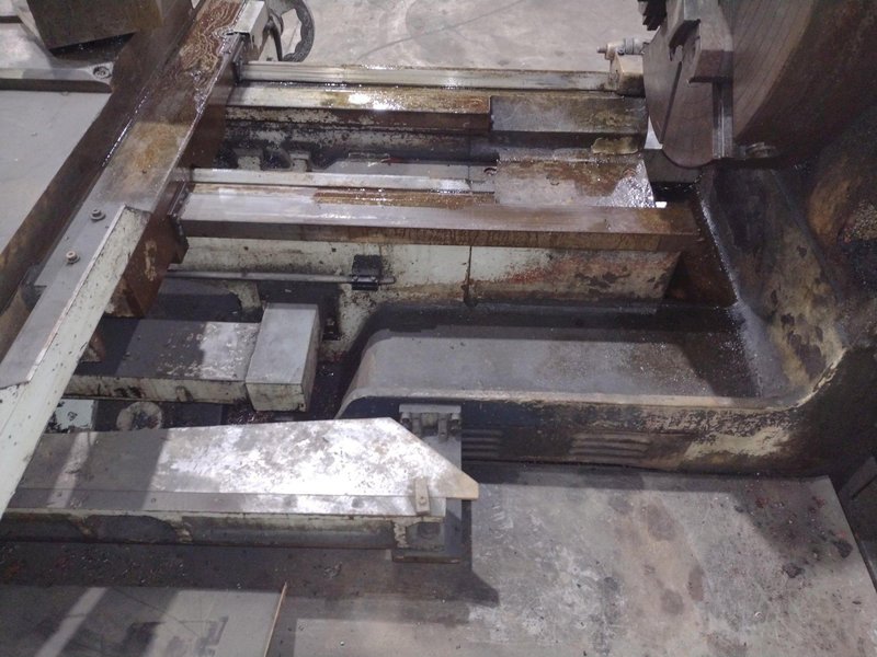 35" x 120" WILLIS MODEL #PK35 HOLLOW SPINDLE ENGINE LATHE 10" HOLE: YOBRO #24547