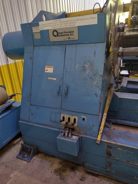 60" x 14 GA X 20,000 LB IOWA PRECISION MODEL #SLR6014-2.5 SLITTING CUT TO LENGTH COIL SLEAR LINE: YOBRO #26015
