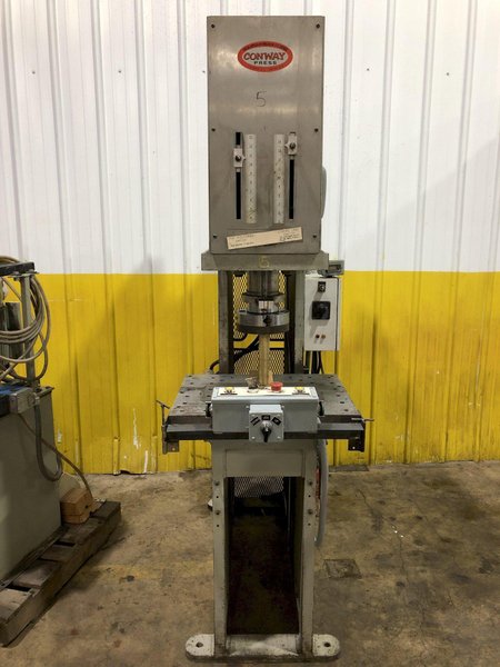 50 TON CONWAY MODEL B-50-BHD HYDRAULIC C FRAME PRESS: STOCK 17265