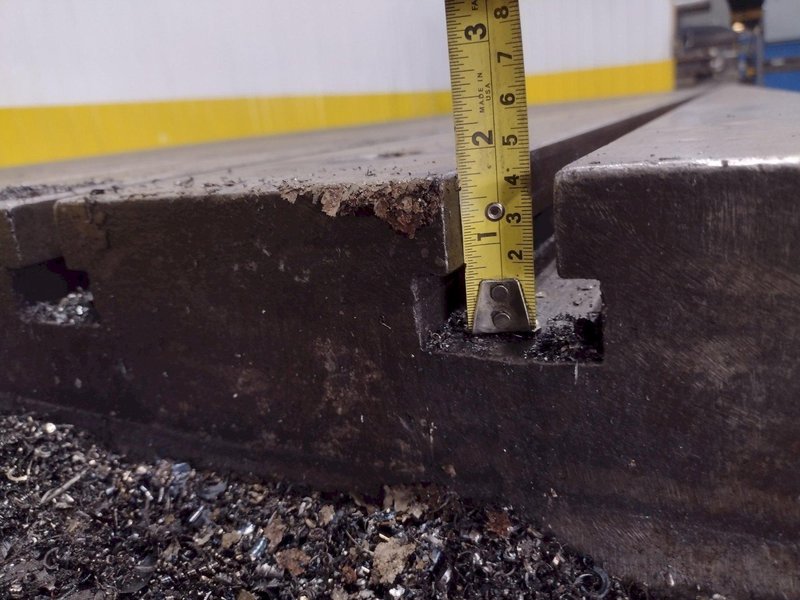 270” X 92” HEAVY DUTY T-SLOTTED SET-UP TABLE: STOCK #22996