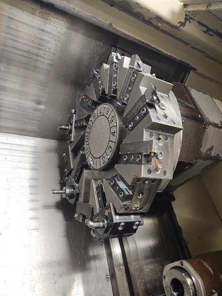 Okuma Model LB15ii "Big Bore" CNC Turning Center, S/N 2489, New Aug 1995.