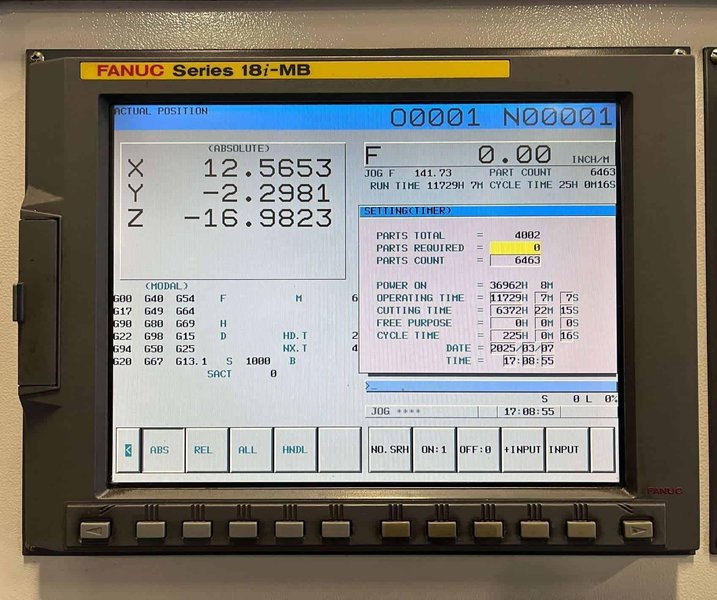 Yama Seiki VMB-1200/50 CNC Vertical Machining Center – 50 Taper Mill