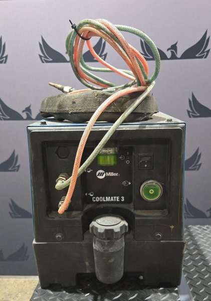 MILLER COOLMATE 3 WATER COOLANT SYSTEM 3GALLON 500AMP USED