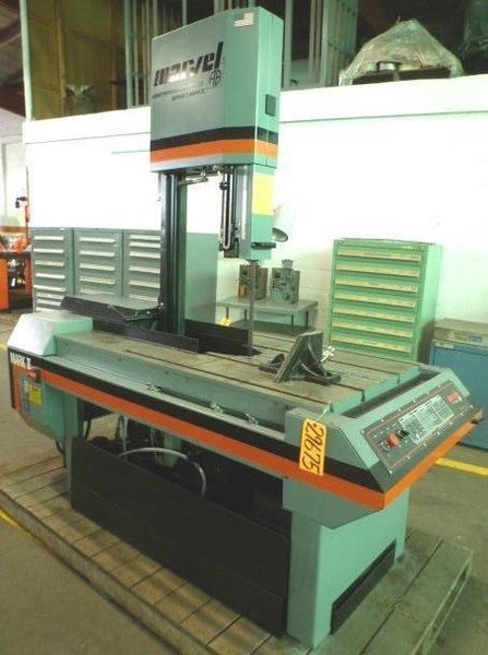 18&quot; x 28&quot; Marvel Tilt Frame Vertical Band Saw Series 8 Mark II, Hi-Column, 1&quot; Blade, 2 HP, Reconditioned