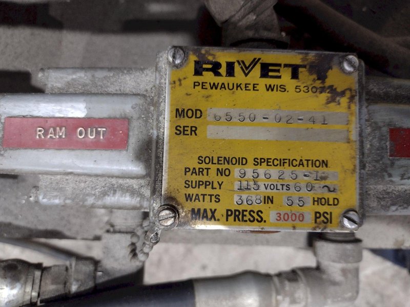 RIVETT HYDRAULIC POWER UNIT: STOCK #23576