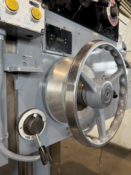 4" DAEWOO MODEL #D11ORT TABLE TYPE HORIZONTAL BORING MILL, #50 TAPER: YOBRO #25782