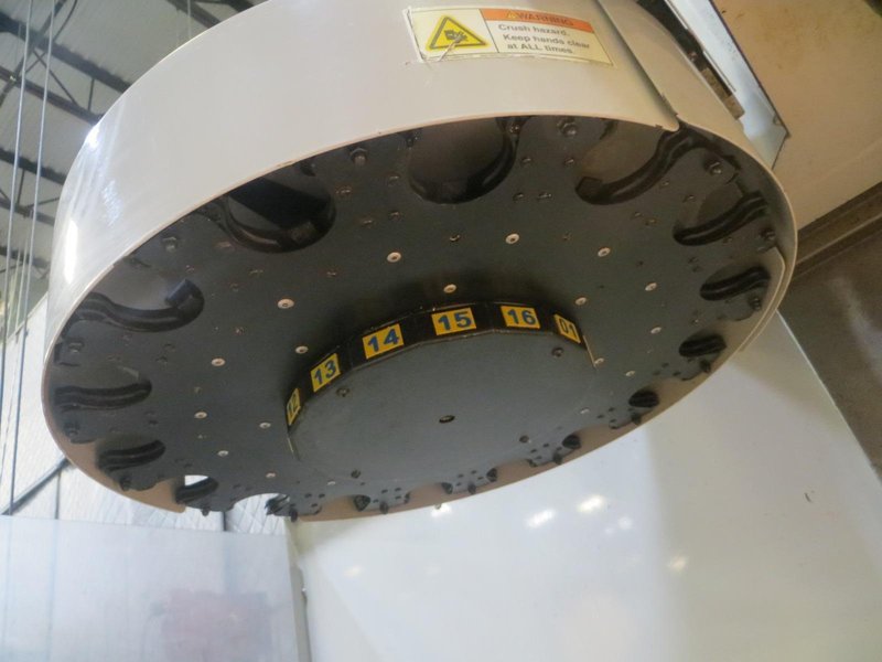 Milltronics Partner MM18 Vertical CNC Machining Center W Milltronics 7200 Control, 16 Station Carousel Tool Changer, Coolant Tank &amp; Pump and MORE!- Auction Item