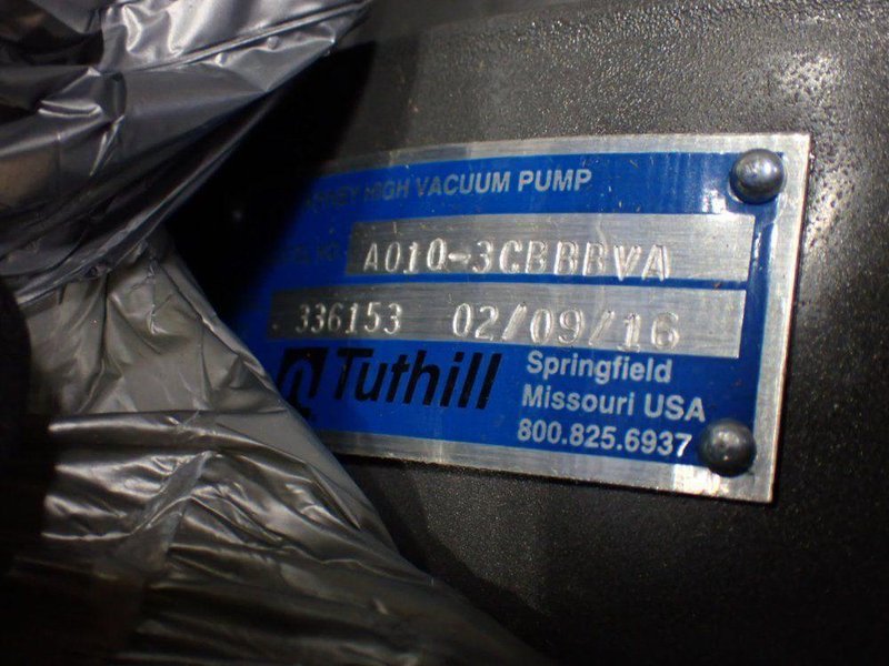 TUTHILL 3450RPM VACUUM PUMP UNIT  -  A010-3CBBBVA