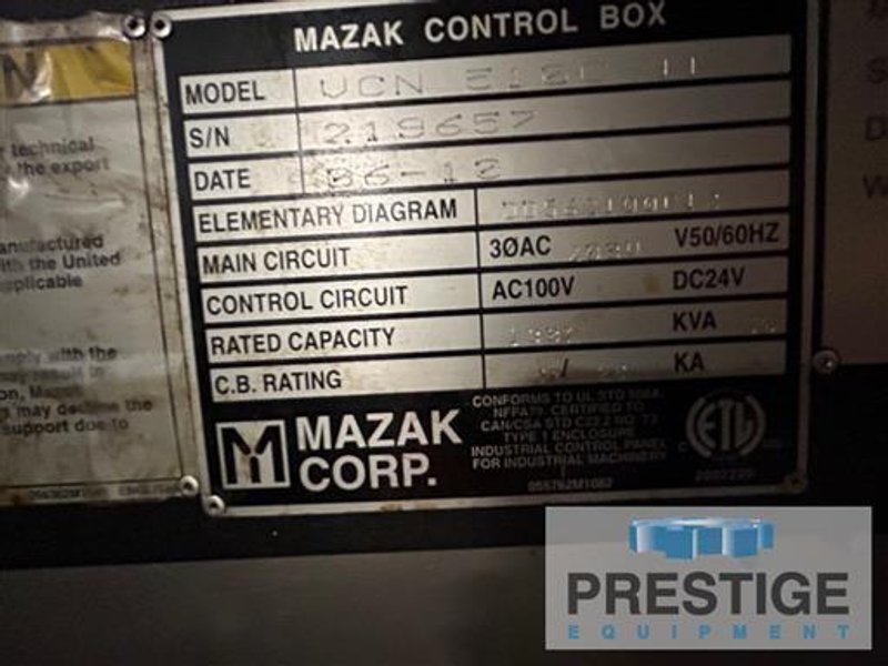 MAZAK Nexus 510C-II Vertical Machining Center