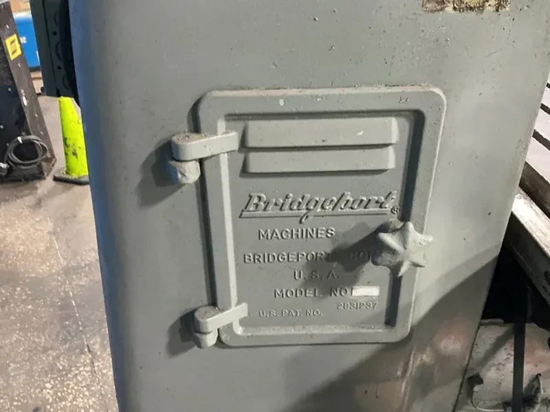 Bridgeport 9” X 36” Vertical Mill